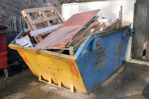 Professional office clearance team at work in Rotherhithe